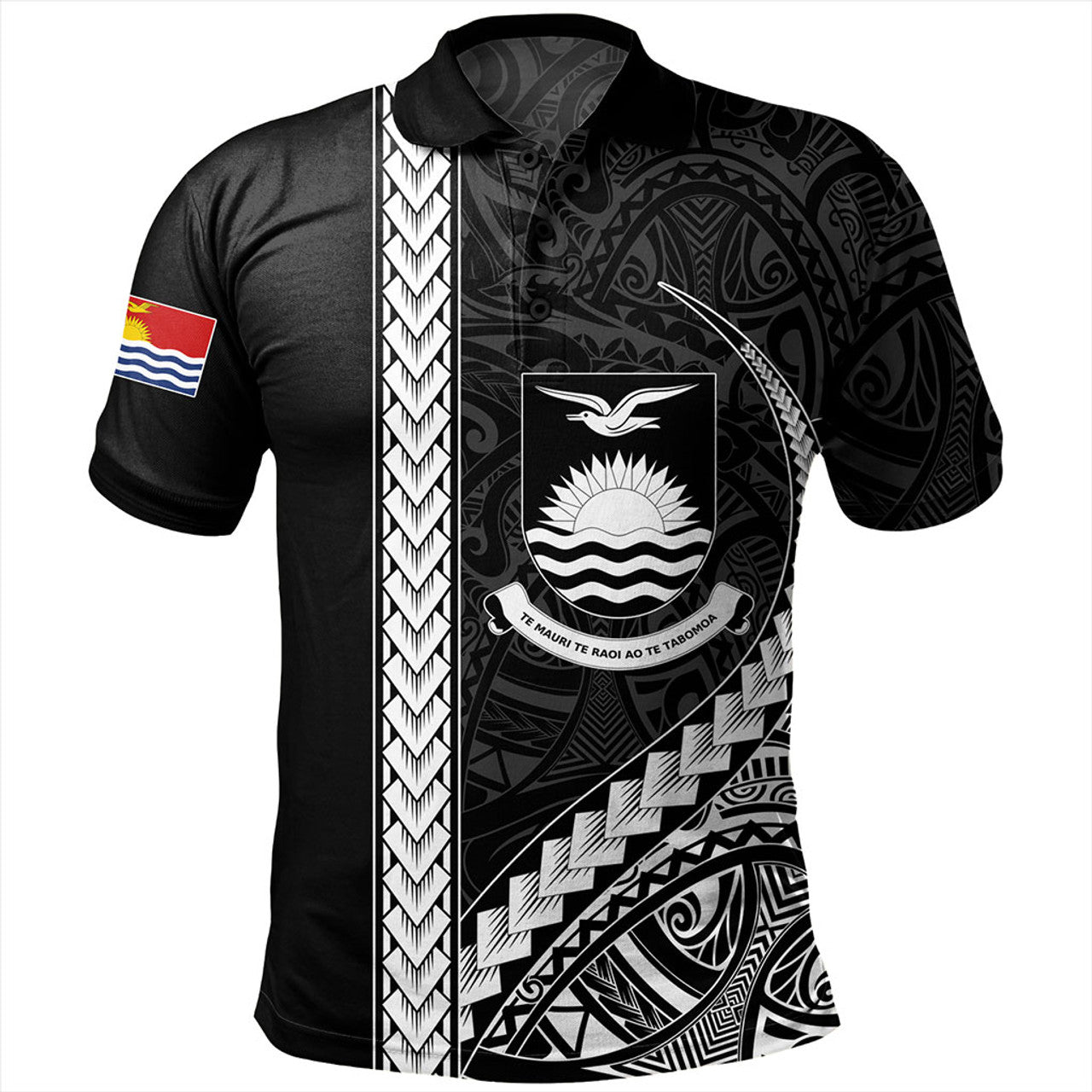 Kiribati Custom Personalised Polo Shirt
