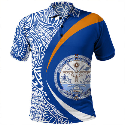 Marshall Islands Custom Personalised Polo Shirt