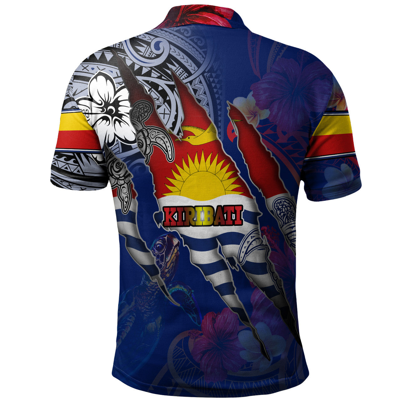 Kiribati Custom Personalised Polo Shirt