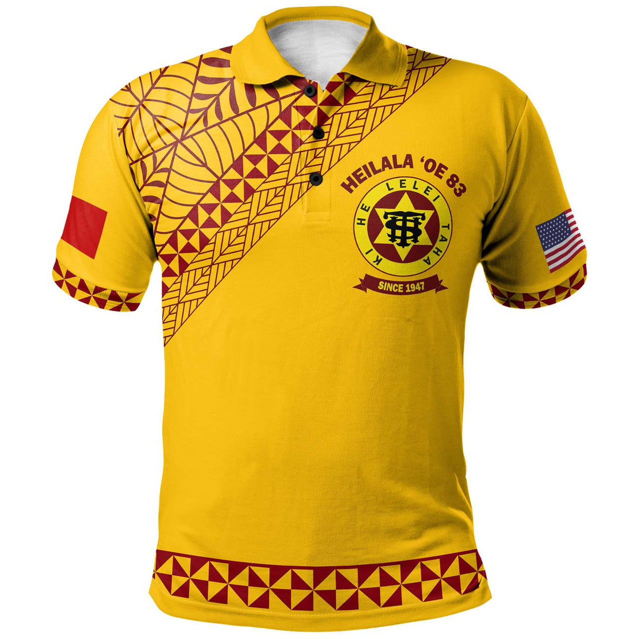 Polynesian Custom Personalised Polo Shirt