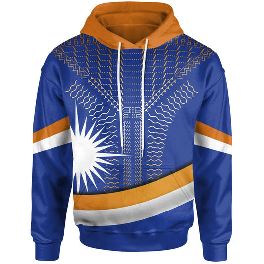 Marshall Islands Custom Personalised  Hoodie