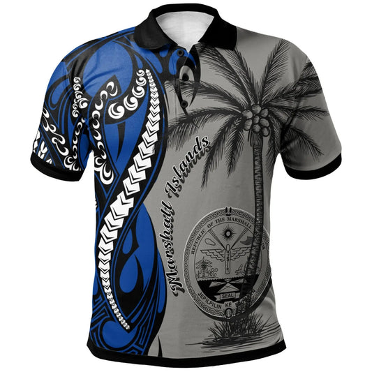 Marshall Islands Custom Personalised Polo Shirt