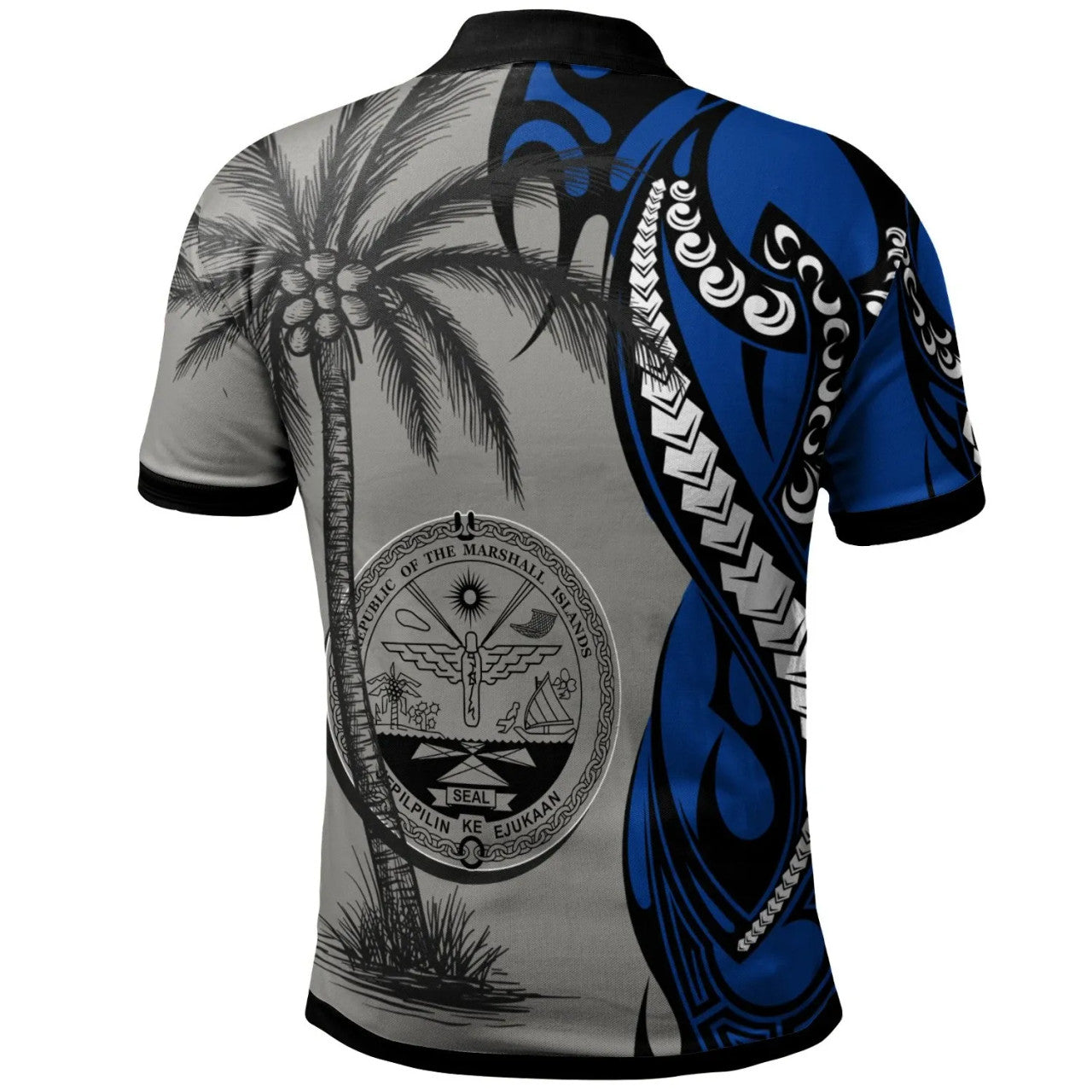 Marshall Islands Custom Personalised Polo Shirt