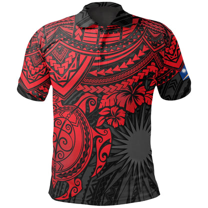 Marshall Islands Custom Personalised Polo Shirt