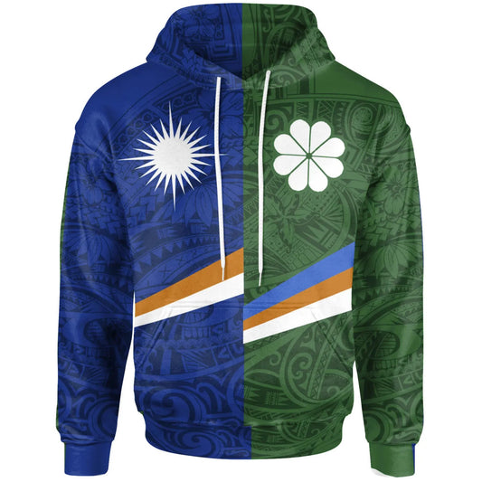 Marshall Islands Custom Personalised  Hoodie