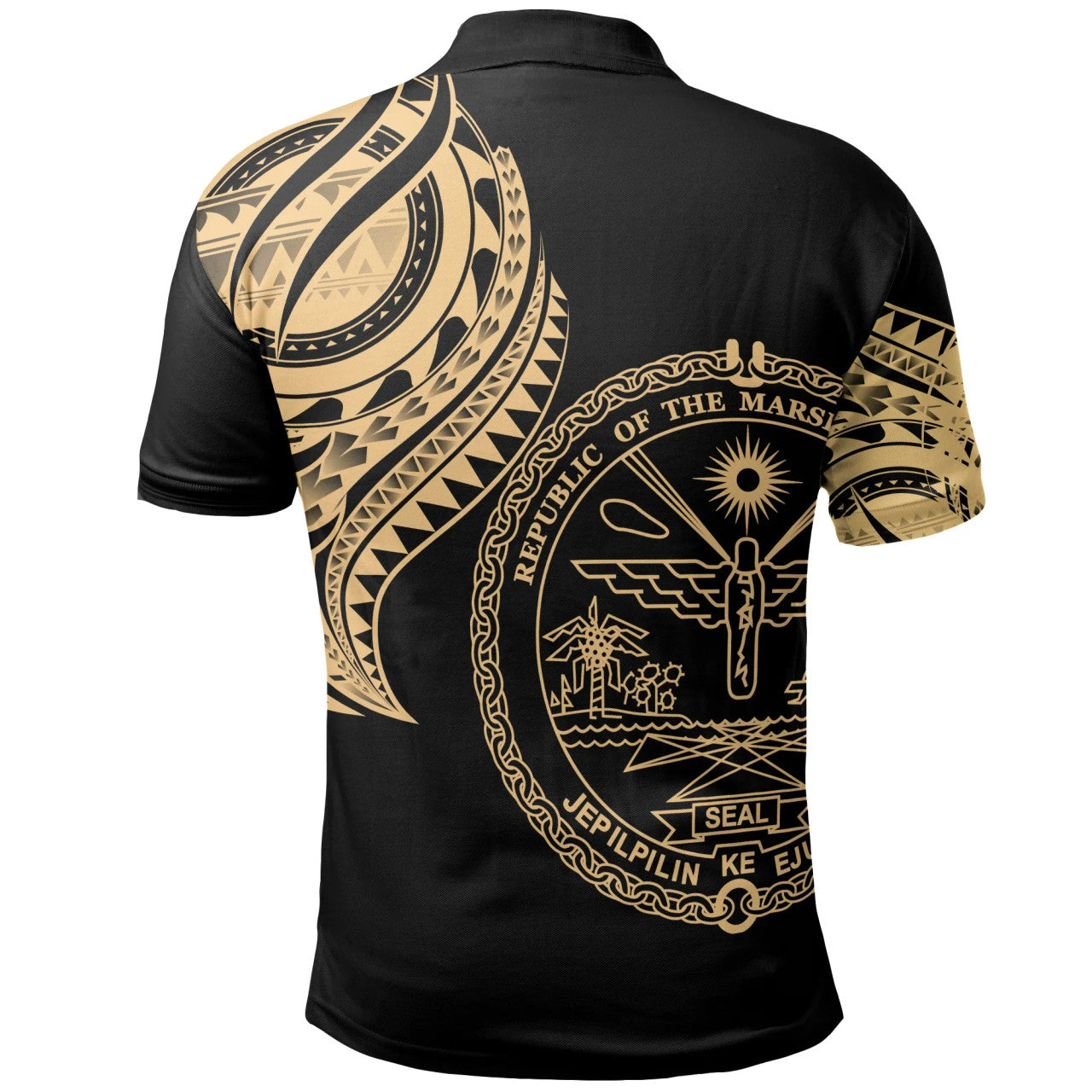 Marshall Islands Custom Personalised Polo Shirt