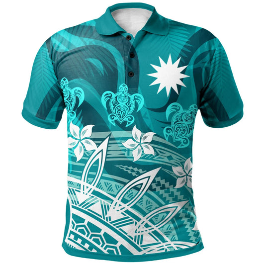 Nauru Custom Personalised Polo Shirt